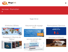 Tablet Screenshot of megalinkhaiti.com